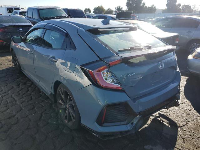 SHHFK7G46JU206687 - 2018 HONDA CIVIC SPORT GRAY photo 2