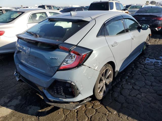 SHHFK7G46JU206687 - 2018 HONDA CIVIC SPORT GRAY photo 3