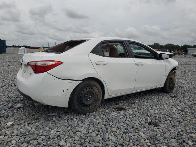 2T1BURHEXFC465823 - 2015 TOYOTA COROLLA L WHITE photo 3