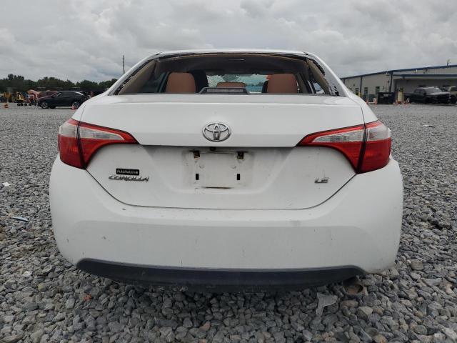 2T1BURHEXFC465823 - 2015 TOYOTA COROLLA L WHITE photo 6
