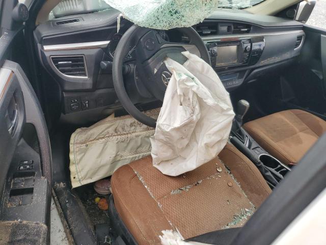 2T1BURHEXFC465823 - 2015 TOYOTA COROLLA L WHITE photo 8