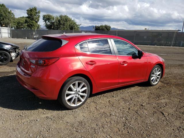 JM1BN1L35H1144770 - 2017 MAZDA 3 TOURING RED photo 3