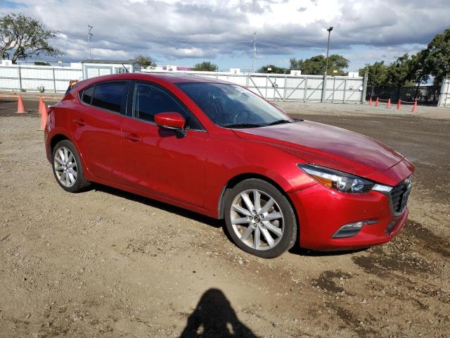 JM1BN1L35H1144770 - 2017 MAZDA 3 TOURING RED photo 4