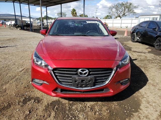 JM1BN1L35H1144770 - 2017 MAZDA 3 TOURING RED photo 5