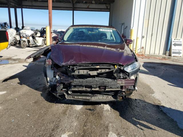 3FA6P0SUXDR332013 - 2013 FORD FUSION TITANIUM PHEV BURGUNDY photo 5