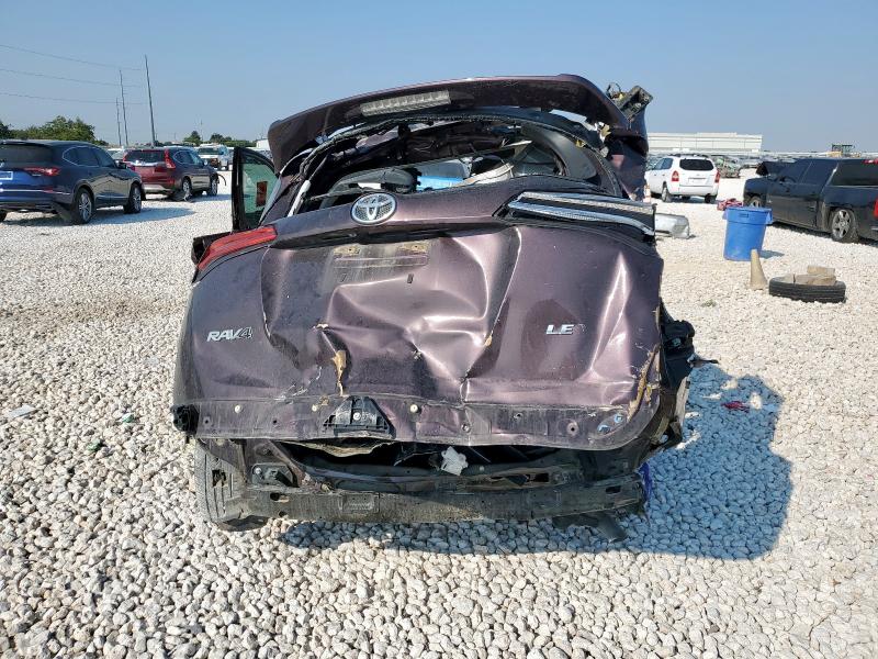 2T3ZFREV2GW263742 - 2016 TOYOTA RAV4 LE იასამნისფერი ფოტო 6