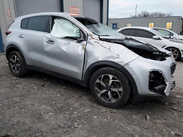 KNDPMCAC7M7891236 - 2021 KIA SPORTAGE LX SILVER photo 4