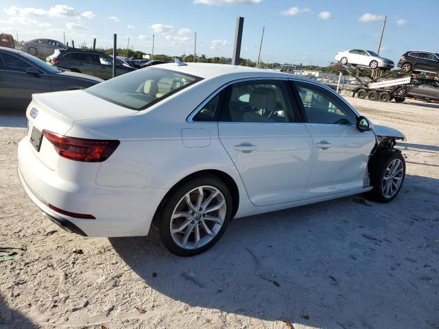 WAUGMAF49KA036847 - 2019 AUDI A4 PREMIUM WHITE photo 3