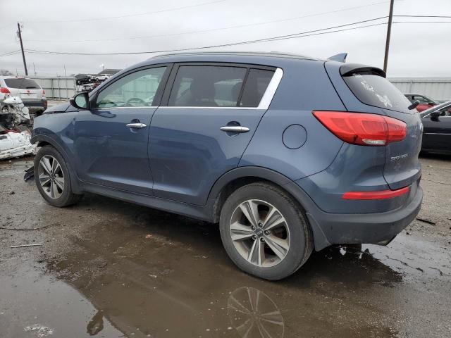 KNDPC3A6XE7568216 - 2014 KIA SPORTAGE SX BLUE photo 2