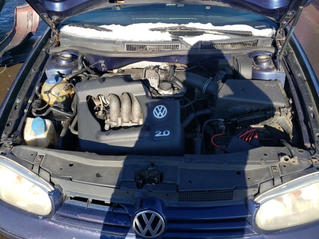 9BWGK61J424055474 - 2002 VOLKSWAGEN GOLF GLS BLUE photo 11