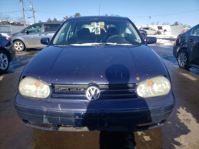 9BWGK61J424055474 - 2002 VOLKSWAGEN GOLF GLS BLUE photo 5