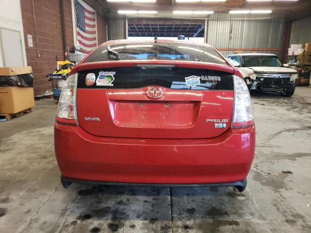 JTDKB20U367504222 - 2006 TOYOTA PRIUS RED photo 6