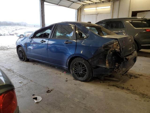 1FAHP35N78W292393 - 2008 FORD FOCUS SE BLUE photo 2