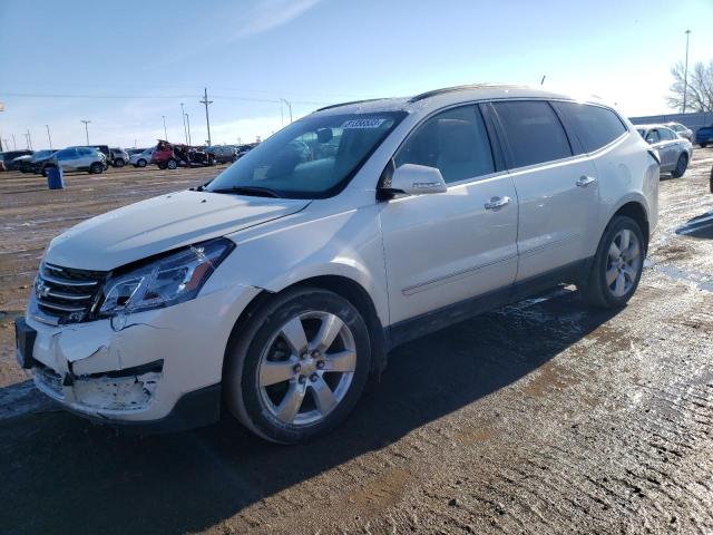 1GNKVLKD3DJ233597 - 2013 CHEVROLET TRAVERSE LTZ WHITE photo 1