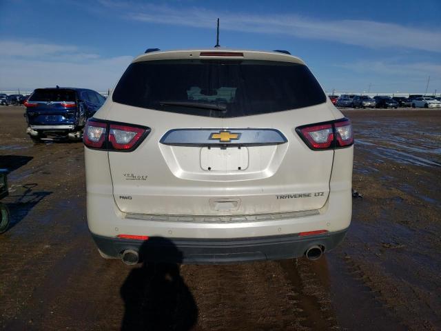 1GNKVLKD3DJ233597 - 2013 CHEVROLET TRAVERSE LTZ WHITE photo 6