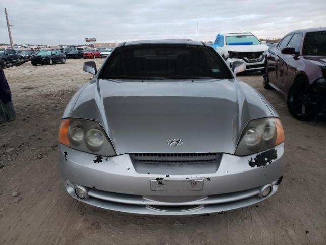 KMHHN65F84U112740 - 2004 HYUNDAI TIBURON GT SILVER photo 5