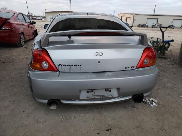 KMHHN65F84U112740 - 2004 HYUNDAI TIBURON GT SILVER photo 6