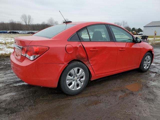 1G1PA5SHXF7207306 - 2015 CHEVROLET CRUZE LS RED photo 3