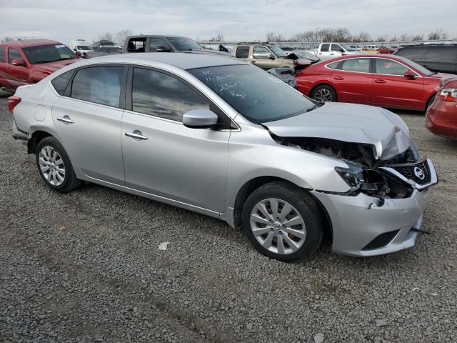 3N1AB7AP2GY304985 - 2016 NISSAN SENTRA S SILVER photo 4