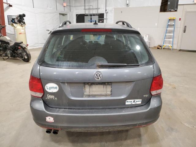 3VWPL7AJ0CM664786 - 2012 VOLKSWAGEN JETTA TDI CHARCOAL photo 6