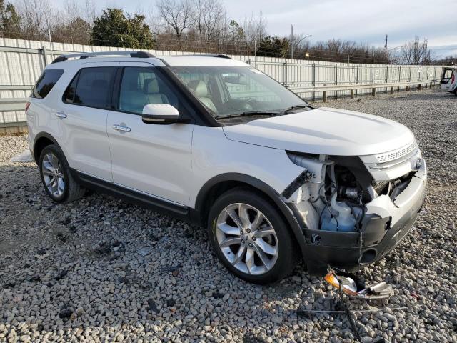 1FM5K7F91DGA40059 - 2013 FORD EXPLORER LIMITED WHITE photo 4