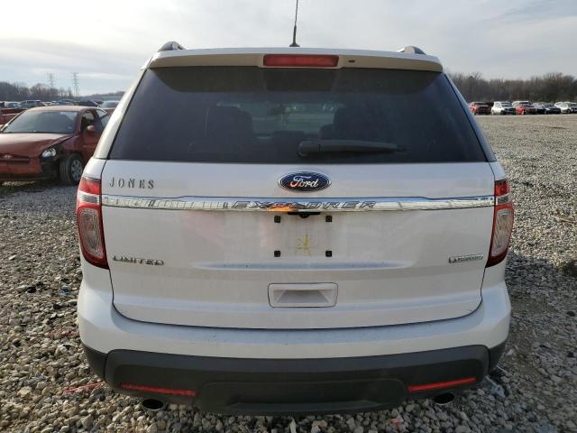 1FM5K7F91DGA40059 - 2013 FORD EXPLORER LIMITED WHITE photo 6