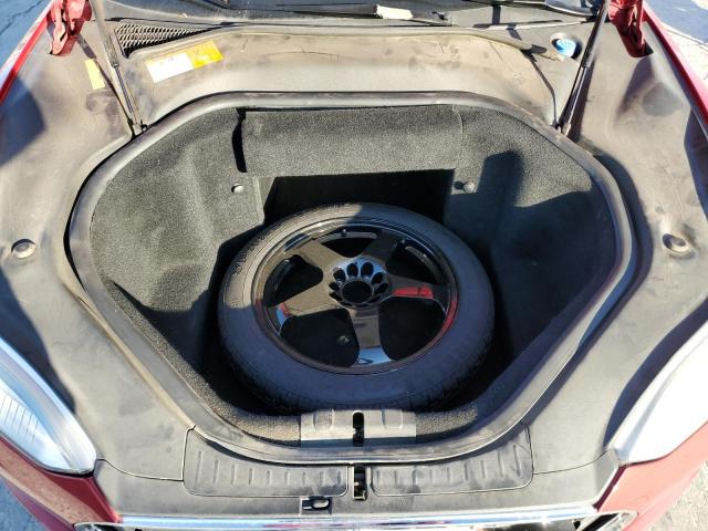 5YJSA1CP4DFP17612 - 2013 TESLA MODEL S RED photo 11