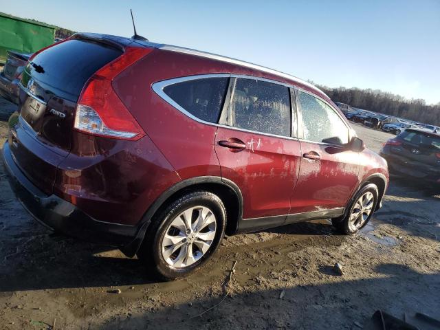 5J6RM4H76DL018361 - 2013 HONDA CR-V EXL BURGUNDY photo 3