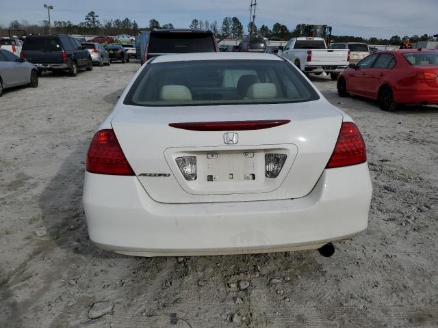 1HGCM56767A195272 - 2007 HONDA ACCORD EX WHITE photo 6