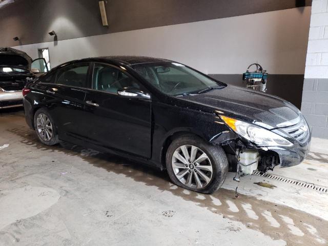 5NPEC4AC1EH857502 - 2014 HYUNDAI SONATA SE BLACK photo 4