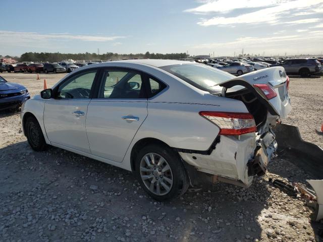 3N1AB7AP7DL781081 - 2013 NISSAN SENTRA S WHITE photo 2