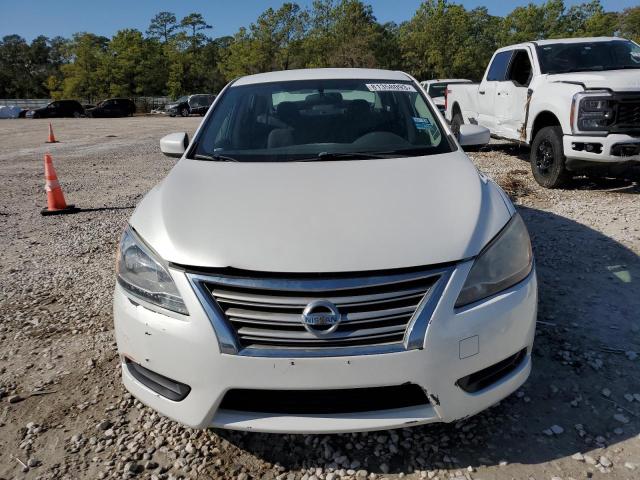 3N1AB7AP7DL781081 - 2013 NISSAN SENTRA S WHITE photo 5