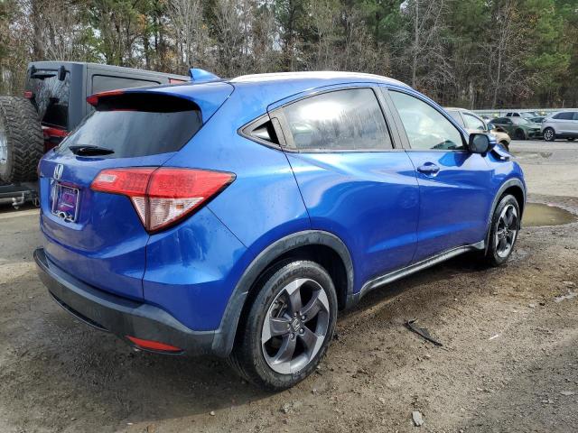 3CZRU5H72JM706129 - 2018 HONDA HR-V EXL BLUE photo 3