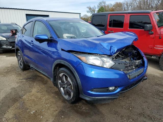 3CZRU5H72JM706129 - 2018 HONDA HR-V EXL BLUE photo 4