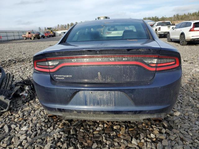 2C3CDXKT4GH130195 - 2016 DODGE CHARGER POLICE BLUE photo 6