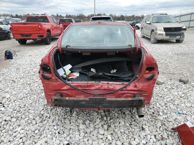 1NXBU4EE1AZ232654 - 2010 TOYOTA COROLLA BASE RED photo 6