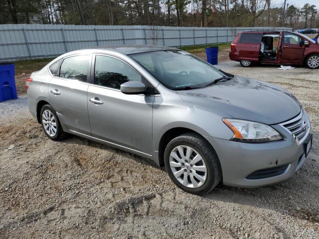 3N1AB7APXEY219308 - 2014 NISSAN SENTRA S GRAY photo 4