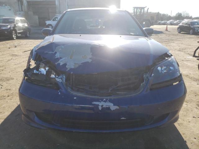 1HGES16335L018815 - 2005 HONDA CIVIC DX VP Blau Foto 5