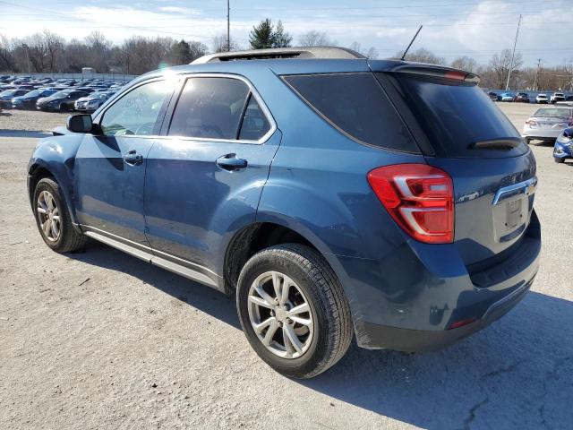 2GNALCEK2G6163278 - 2016 CHEVROLET EQUINOX LT BLUE photo 2