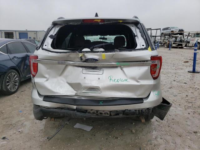 1FM5K7B8XJGC70059 - 2018 FORD EXPLORER SILVER photo 6