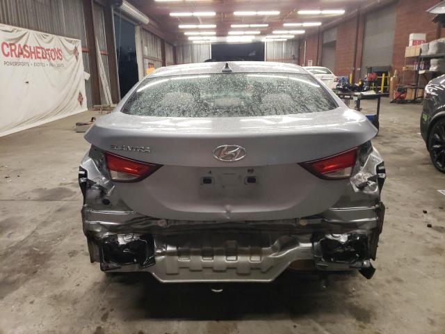 5NPDH4AE4GH674077 - 2016 HYUNDAI ELANTRA SE SILVER photo 6