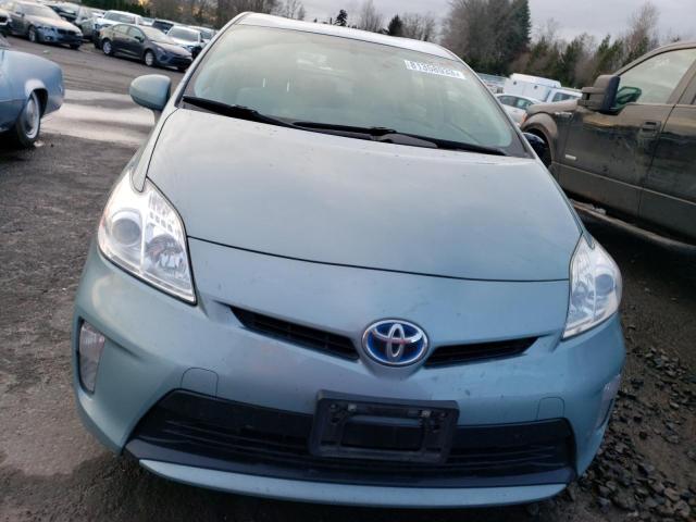 JTDKN3DU6F1946227 - 2015 TOYOTA PRIUS BLUE photo 5