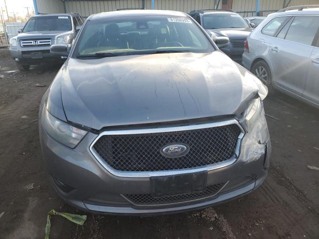 1FAHP2KTXEG101777 - 2014 FORD TAURUS SHO GRAY photo 5