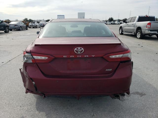 4T1B61HK2JU666205 - 2018 TOYOTA CAMRY XSE MAROON photo 6