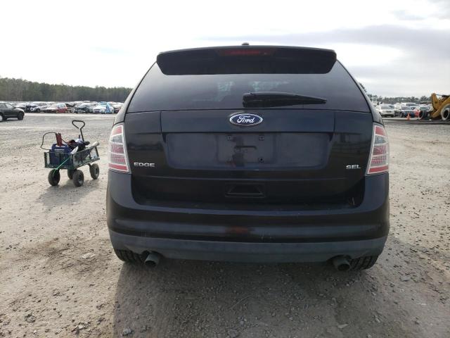 2FMDK38C78BB17656 - 2008 FORD EDGE SEL BLACK photo 6