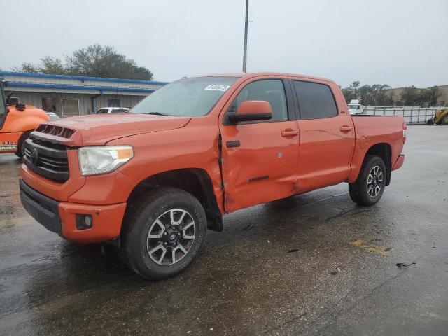 5TFEY5F17GX193437 - 2016 TOYOTA TUNDRA CREWMAX SR5 ORANGE photo 1