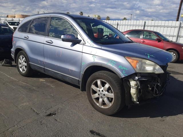 JHLRE38728C019013 - 2008 HONDA CR-V EXL BLUE photo 4