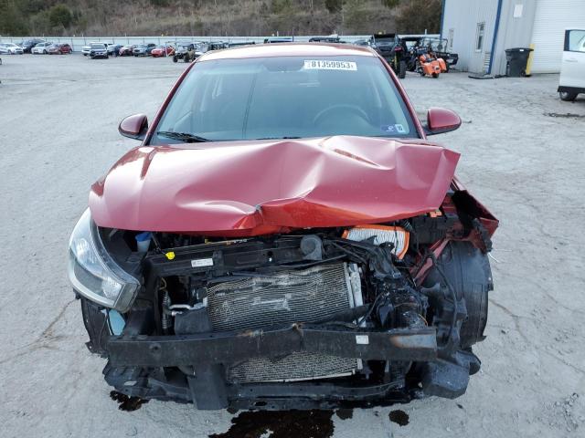 3KPA25AB0KE243779 - 2019 KIA RIO S RED photo 5