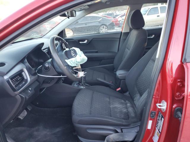 3KPA25AB0KE243779 - 2019 KIA RIO S RED photo 7