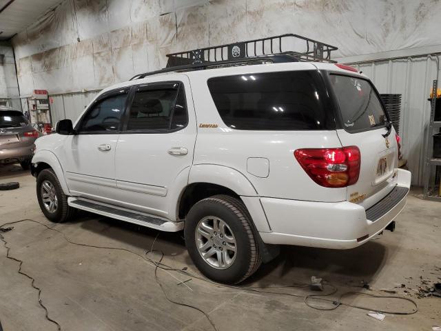 5TDBT48A03S160532 - 2003 TOYOTA SEQUOIA LIMITED WHITE photo 2